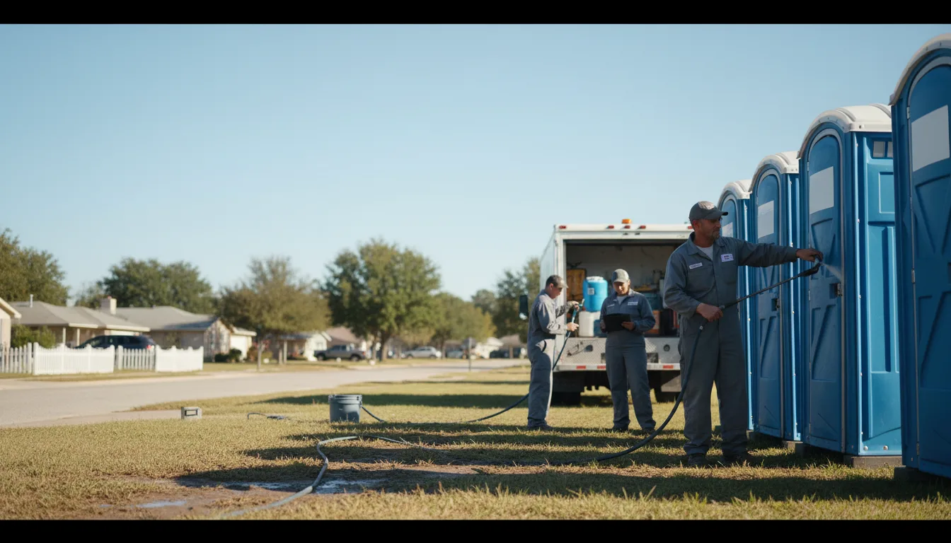 Long-Term Portable Toilet Rental in Gordonville, TX near me